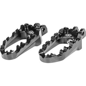 GILLES TOOLING Pro-X Enduro Fußrasten - Schwarz - Pan America RGK-121-UF34-SET-B 