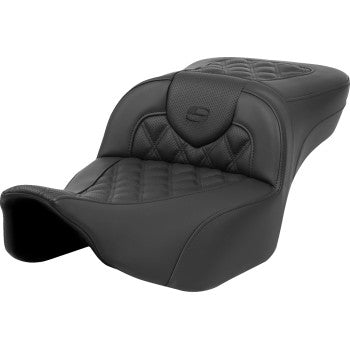 SADDLEMEN Roadsofa™ Extended Reach Seat - Lattice Stitch - without Backrest - FL 2023-2024 823-07-184