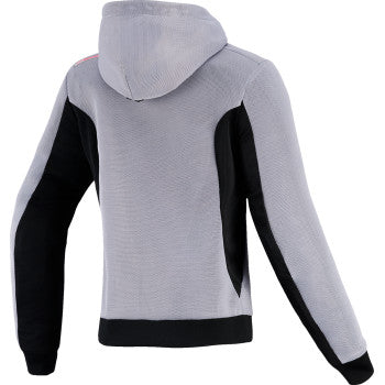 ALPINESTARS Stella Chrome Super Airflow Hoodie - Gray/Black/Pink - Large 4210126-9299-L