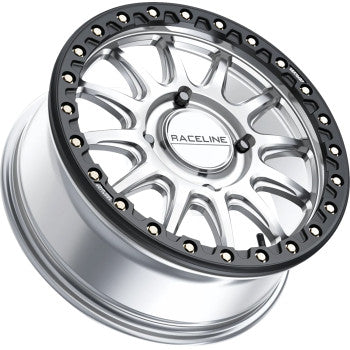 RACELINE WHEELS Wheel - Alpha - Front/Rear - Hyper Silver/with Black Ring - 17x7 - 4/156 - +40 mm A14SB-77056+40