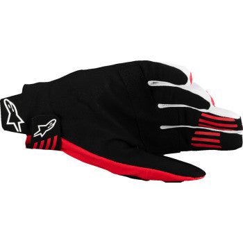 ALPINESTARS Techstar MX Gloves - Black/Bright Red - XL  3560125-1303-XL