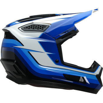 Z1R Dirt Maxx Helmet - Vortex - Blue/White - XS 0110-9328