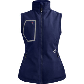 GERBING HEATED CLOTHING Women's 7V Torrid Softshell Heated Vest 2.0 - Navy - XL GERTVST7VWNXL