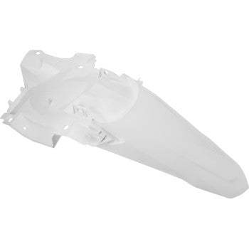 UFO MX Rear Fender - White YZ 250 /450F 2023-2024 YA04890#046