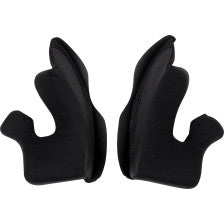 MOOSE RACING Air Intake Cheek Pads - Black - Small 0134-3196