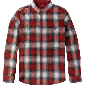 American Biker American Biker Mr Piston Flannel Shirt - Red - 3XL ABBPISTON27ST61RD3R