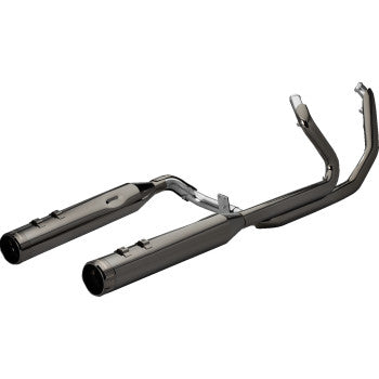 KHROME WERKS 2-into-2 Dominator Exhaust System with 4-1/2" Mufflers - Eclipse® with Klassic Tip - M8 201500