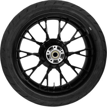 COASTAL MOTO Marlin Rear Wheel - Solid Black (18") | Dunlop Tire (180/55B18) PKG-MAR185SB-ABST