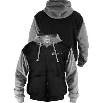 GERBING HEATED CLOTHING 7 V Battery Heated Hoodie - Black - 2XL GERHDY7VUNIBLKXXL