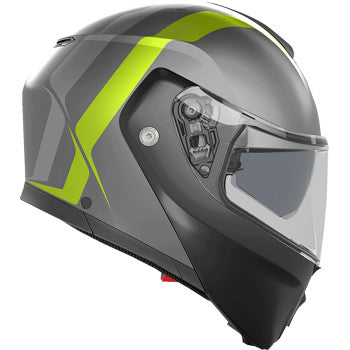 AGV Streetmodular Helmet - Resia - Matte Gray/Black/Yellow Fluo - Small 2118296002007S