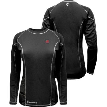 GERBING HEATED CLOTHING Women's 7V Heated Base Layer Shirt - M GERBLS7VWBLKM