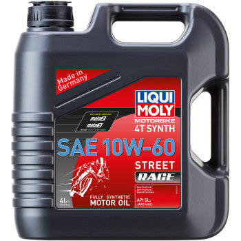 LIQUI MOLY Street Race Synthetisches 4T-Öl - 10W-60 - 4L 20072 