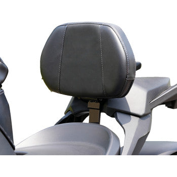 SHOW CHROME Grande Backrest - Driver - Ballistic Black Stitch - Ryker 41-416GC