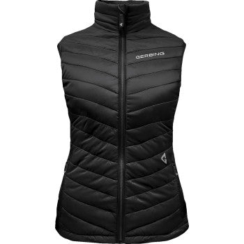GERBING HEATED CLOTHING Women's 7V Khione Puffer Heated Vest 2.0 - Black - XL GERKPVST7VWBXL