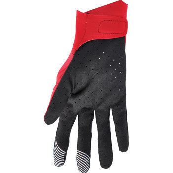 SLIPPERY Flex Lite Gloves - Red/Charcoal - Large 3260-0471