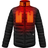 GERBING HEATED CLOTHING 7V Khione Insulated Heated Puffer Jacket 2.0 - Black - Small GERKPJKT7VMBS