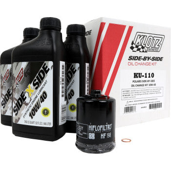 KLOTZ OIL Oil Change Kit - Polaris - 10W/40 KU-110