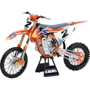 New Ray Toys Red Bull KTM 450 SX-F - Cooper Webb - 1:6 Scale - Orange/Black/White 49683