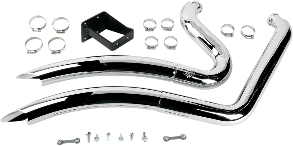 VANCE & HINES Chrome Big Dog Radius  2:2 Exhaust 2006-2010  26037