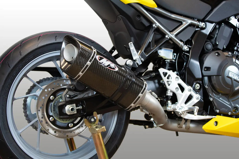 M4  Full System with Scalene Carbon Canister 2023-2025 Suzuki GSX-8S/R  SU8014