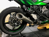 Vandemon Kawasaki H2 SE SX  All Titanium H2R Slip-On 2018-24 KAWAH2SESXH2RTIMUFE VA-132
