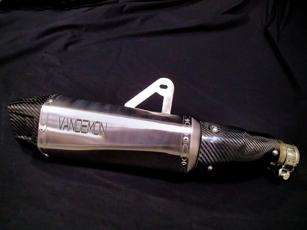 Vandemon Titanium Slip-On Muffler Kawasaki H2 SE SX  2018-24 KAWAH2SESXTITBRMUF6 VA-148