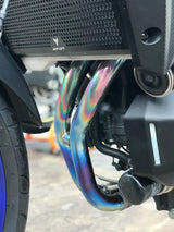 Vandemon  Yamaha R7 MT07 FZ07 XSR700 Tracer 700/GT Tracer 7/GT Titanium Exhaust System  YAMAMT07EXHTITAN VA-81