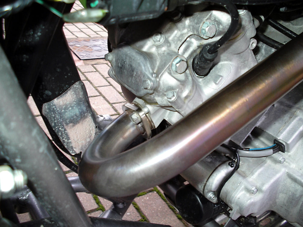 GPR Deeptone Full Exhaust System, Dual Silencers with Removable DB Killers Kawasaki KFX 700 2004-2011  QUSP.140DE.DEATV