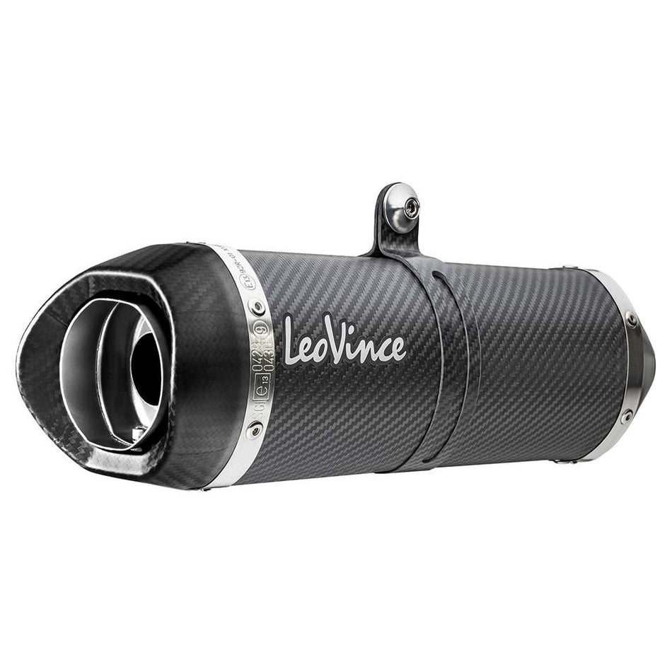 LEOVINCE LV One Evo Exhaust System - Carbon FIber YZF-R7/MT-07/ 2021-2024 14361E