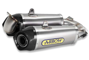 Arrow PAIR OF ARROW WORKS RACING TITANIUM EXHAUST MUFFERS DUCATI PANIGALE 959 (2016-2019) - EURO 5  71144pk