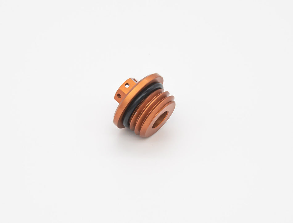 Graves Ktm - Husqvarna Oil Filler Cap Orange Oc-24x3-O