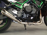 Vandemon Brushed Titanium Exhaust System  Ninja ZH2  2020-25 KAWAZH2TIEXHSYSBRUB VA-98