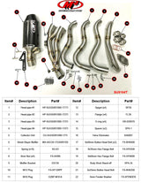 M4 Exhaust Full Titanium System Street Slayer Carbon 2017-2025 2026 GSXR1000 gsxr 1000 SU9164T