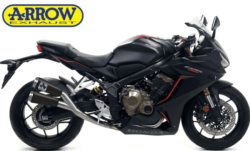 Arrow Honda Cbr 650r'19 - Cb 650r'19 Full Syst Em Con Colectores Inox Y Silenciadores Homol.Da Rk Nichrom Pro-Race (Arriba+Bajo) 71902prn