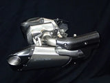Vandemon Triumph Rocket 3R & GT 2500 2019-25 Titanium Bimodal Stealth Titanium Slip-On Mufflers TRIUMROCKET3O2MUFA VA-152