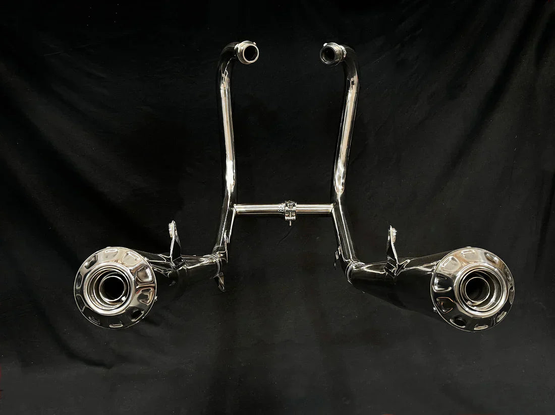 Vandemon Triumph Speed Twin 1200 Polished Titanium Exhaust  TRIUM120SPDTWNTIEXA VA-159