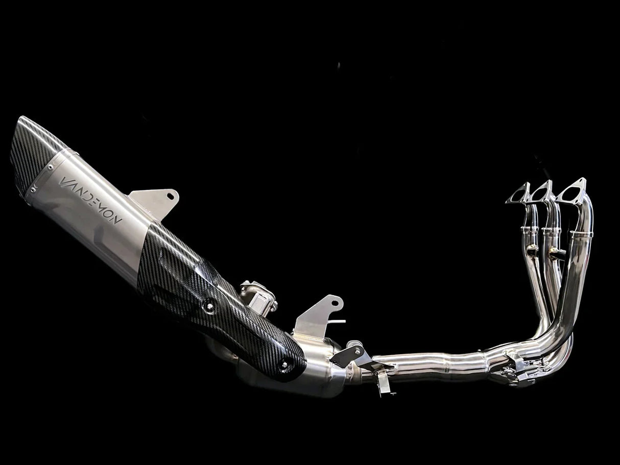 Vandemon FULL Titanium SYSTEM Triumph Speed Triple 1200RS & RR Bimodal Stealth TRIUM120SPDMUFB +TRIUM120SPDHEADR VA-131