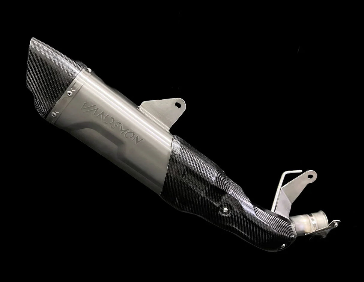 Vandemon Triumph Speed Triple 1200RS & RR Titanium Slip-On Muffler TRIUM120SPDMUFA VA-158