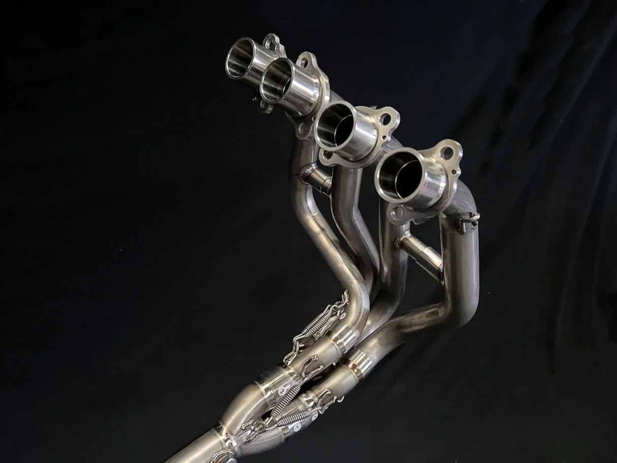 Vandemon  Titanium Low Mount Exhaust System  ZX4R-ZX4RR  2023- 2025 KAWAZX4RTILMEXHA VA-76