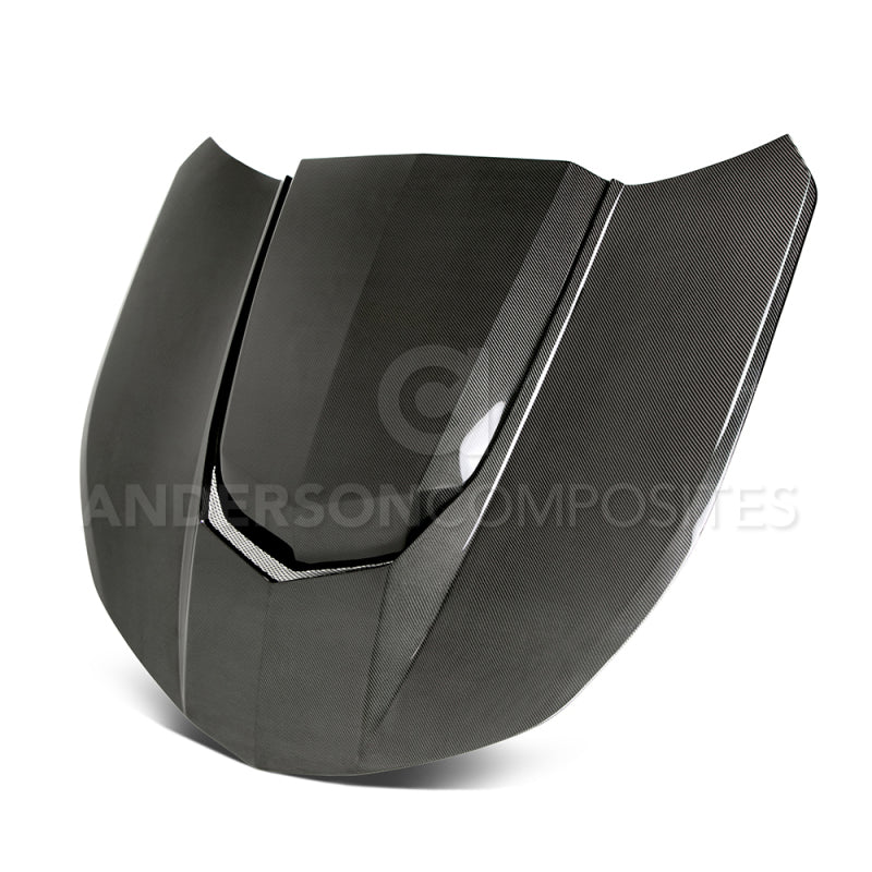 Anderson Composites 2016+ Type-AZ Camaro Double Sided Fiber Hood AC-HD16CHCAM-AZ-DS