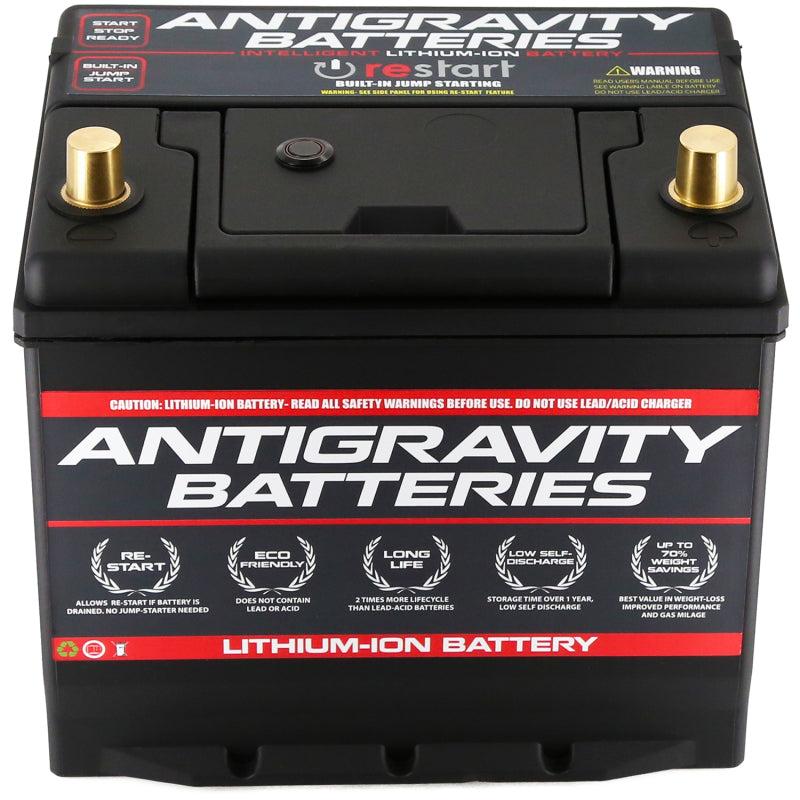 Antigravity Group 27 Lithium Car Battery w/Re-Start AG-27-60-RS