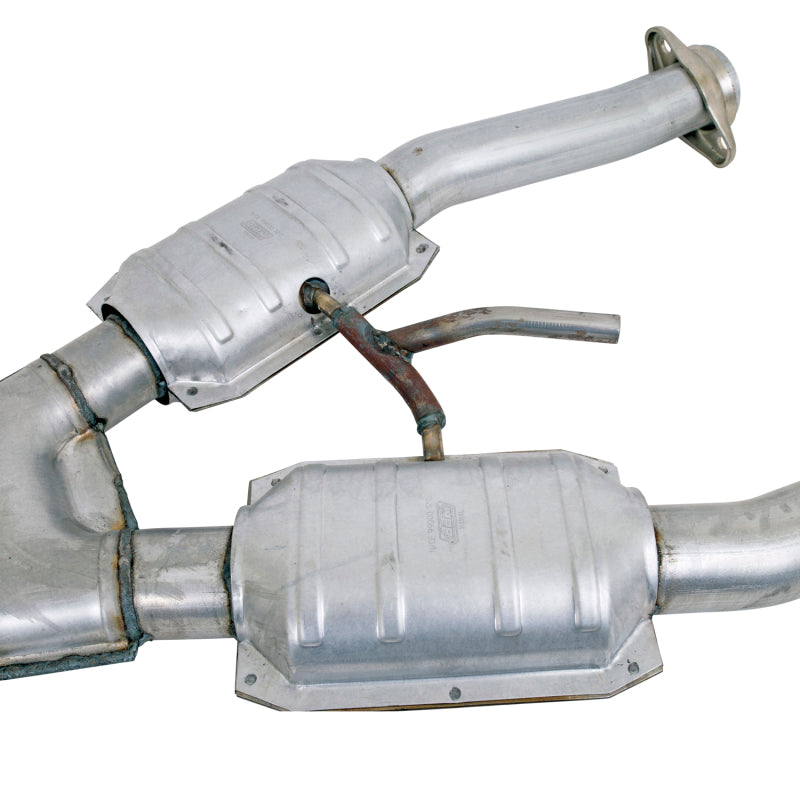 BBK 94-95 Mustang 5.0 Short Mid X Pipe With Catalytic Converters 2-1/2 For BBK Long Tube Headers 1672