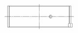 ACL Nissan SR20DE/DET (2.0L) 0.25mm Oversized High Performance Rod Bearing Set - 17mm wide 4B2960H-.25