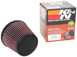 K&N Universal Clamp-On Air Filter 2.75in Flange ID x 5.875in Base OD x 4.5in Top OD x 5in Height RU-5284