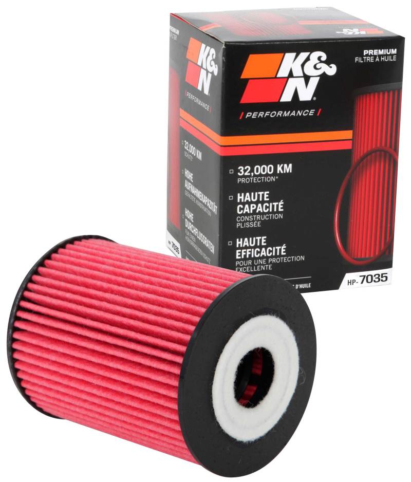 K&N Performance Oil Filter for 15-16 Hyundai Genesis Sedan 3.8L V6 HP-7035