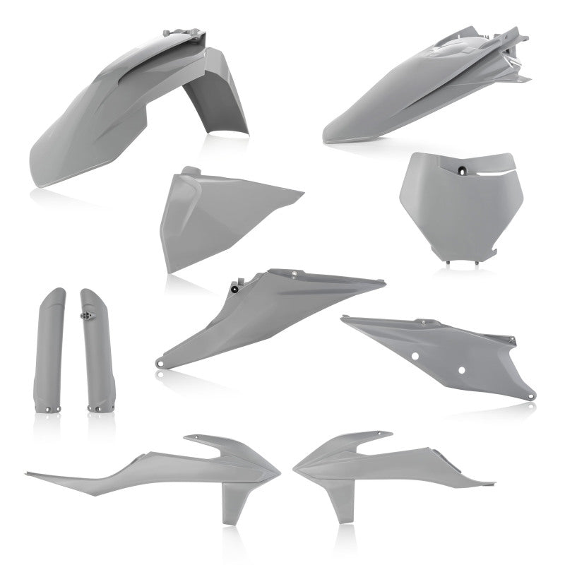 Acerbis 19-22 KTM 125-450 SX/ SX-F/ XC-F/ XC/ XC-tpi Full Plastic Kit - Gray 2726490011