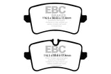 EBC 11 Audi A6 2.0 Turbo Redstuff Rear Brake Pads DP32082C