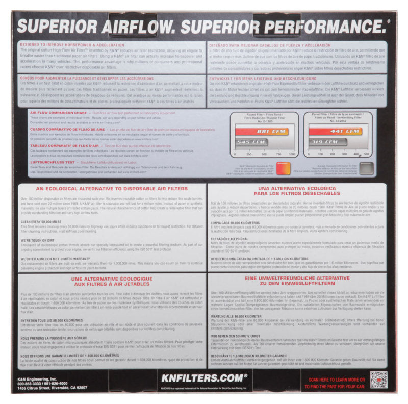K&N Custom Air Filter 14in OD / 12in ID / 3.5in Height Round Filter E-3745