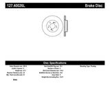 StopTech 97-01 Acura Integra Type R / 97-01 Honda CR-V Slotted & Drilled Left Front Rotor 127.40026L