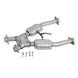 BBK 94-95 Mustang 5.0 Short Mid X Pipe With Catalytic Converters 2-1/2 For BBK Long Tube Headers 1672